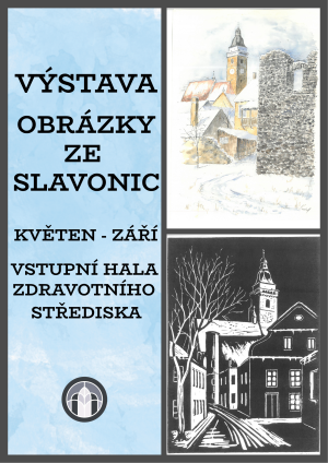 výstava obrázků ze Slavonic