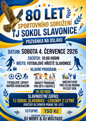 oslava na fotbalovém hřišti